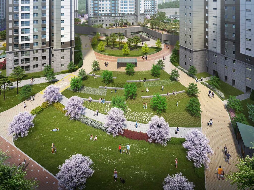  남동탄서희스타힐스 파크시티 단지설계1