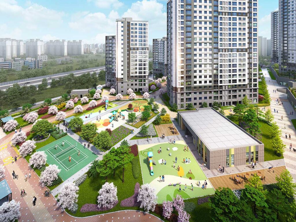  남동탄서희스타힐스 파크시티 단지설계3